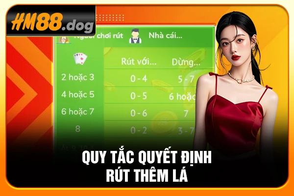 Quy tắc quyết định rút thêm lá Quy tắc quyết định rút thêm lá